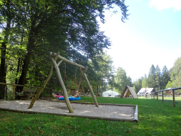 Children's playground at the Zavrsnica recreation park