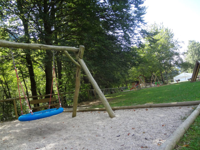 Childrens playground Zavrsnica in the mubicipality of Zirovnica