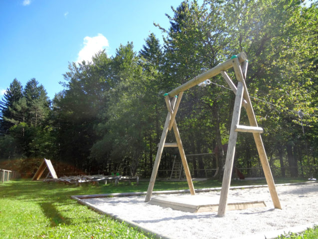 Children's playground at the Zavrsnica recreation park