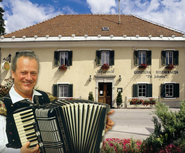 Exterior of Restaurant Avsenik with a profile photo of Slavko Avsenik