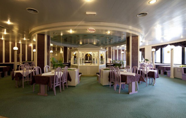 Interior of Restaurant Cafe Park in Bled