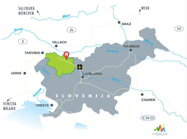 Fine Stay apartment on the map of Slovenia