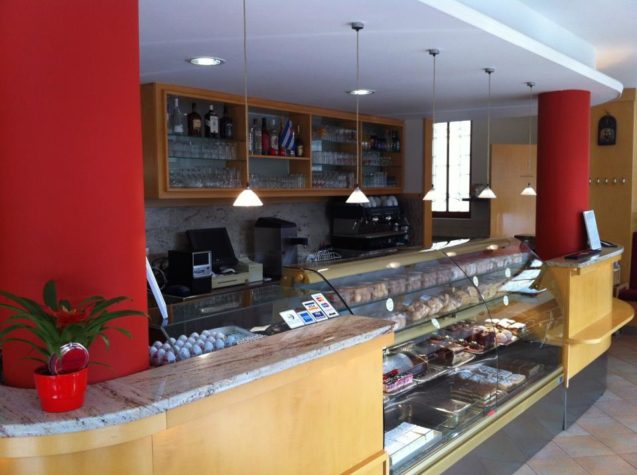 Interior of Zima Sweets in Bled