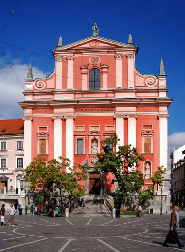 Franciscan Church of the Annunciation Ljubljana Slovenia