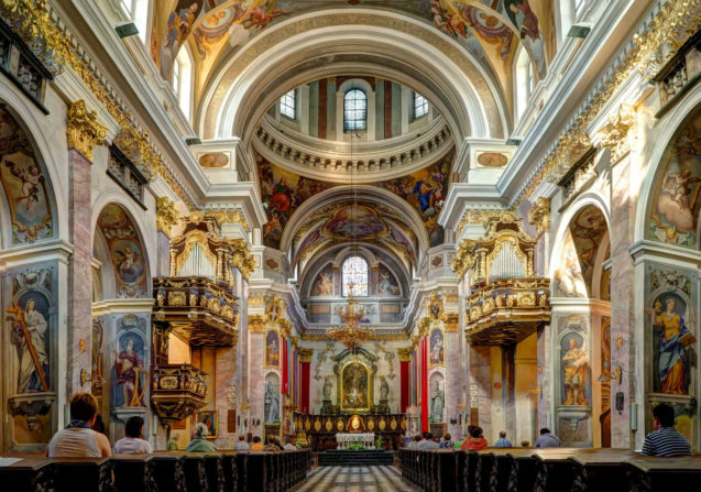 Ljubljana Cathedral Slovenia Interior