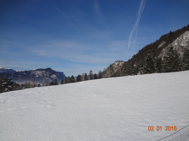 Slovenian Alps on a sunny winter day