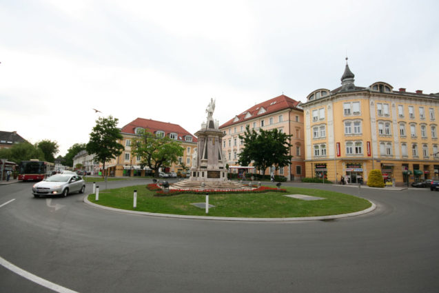 Heuplatz in Klagenfurt, Carinthia, Austria