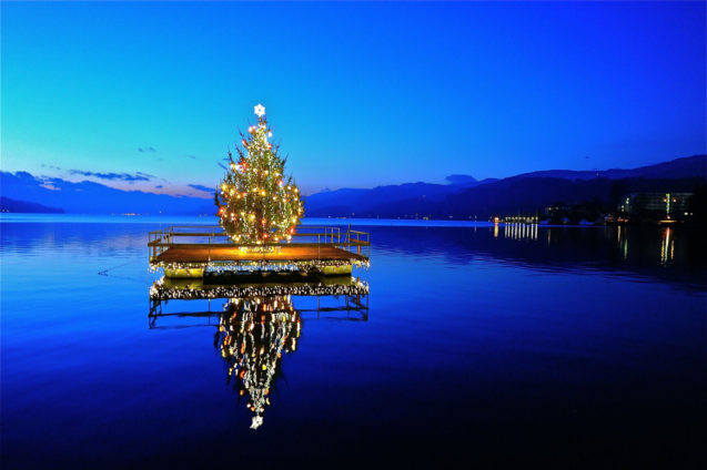 lake-woerthersee-christmas-tree-austria