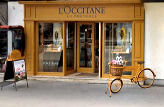 Exterior of L'Occitane Bled cosmetics in Slovenia