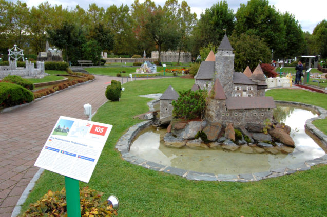 Minimundus miniature park in Klagenfurt, Carinthia, Austria