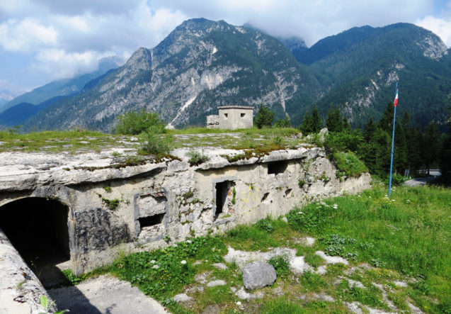 Fortification on the Italian side of the Predil Pass