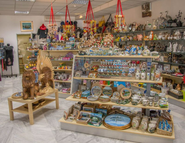 Interior of Sitra gift and souvenir shop in Bled, Slovenia