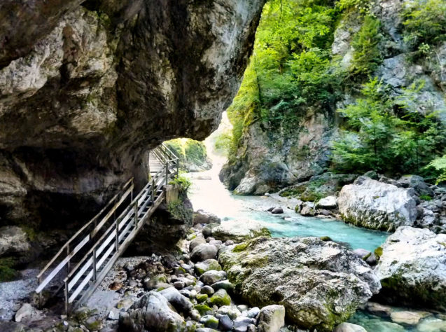 Orrido dello Slizza Gorge in Italy