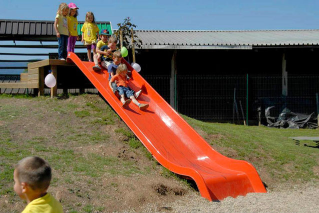 Childrens playground in Selo in Zirovnica, Slovenia