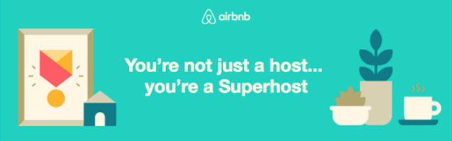 Congrats for the Airbnb superhost status