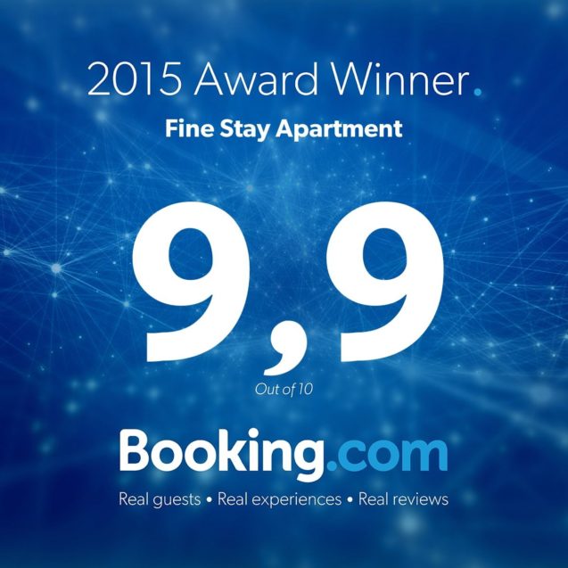 Booking dot com Guest Review Award