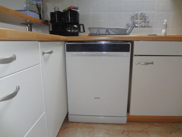 A new dishwasher in the kitchen of the Fine Stay Apartment