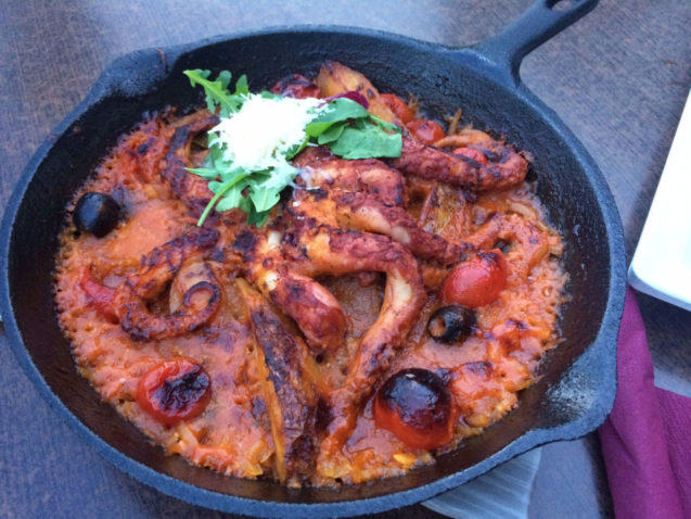 Food at Grajska Plaza Restaurant and Cafe in Lake Bled, Slovenia