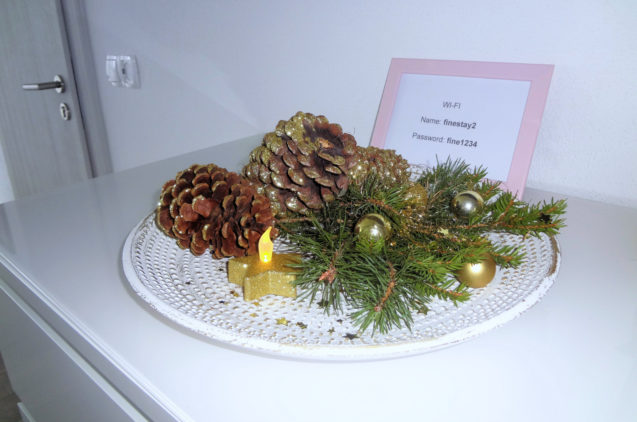 Christmas plate decoration