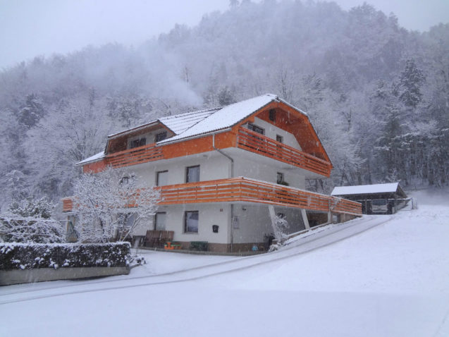 Property No.1 of Apartments Fine Stay in winter during snowing