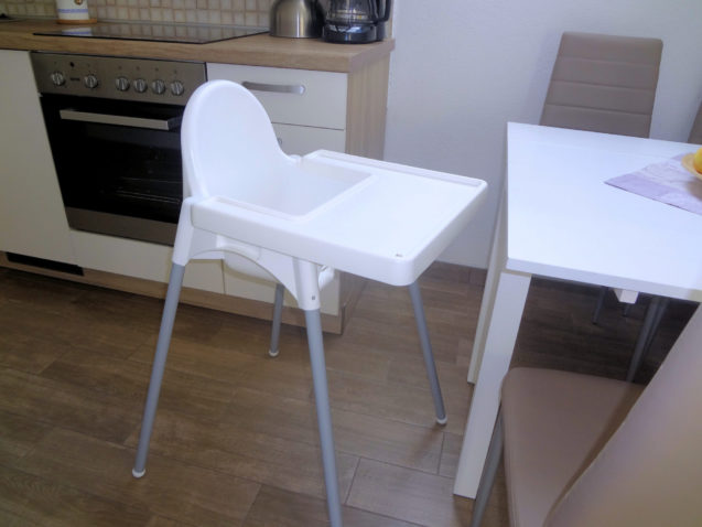 A baby high chair in Fine Stay Apartments in Slovenia