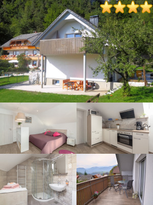 Collage of Modern Apartment With Balcony, Apartments Fine Stay Slovenia