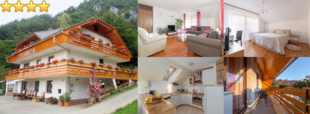 Superior Apartment with 3 Balconies, Apartments Fine Stay in the Zavrsnica Valley near Lake Bled in Slovenia