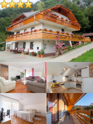 Collage of the Superior Apartment with 3 Balconies, Apartments Fine Stay Slovenia