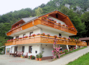 Exterior of main building of Apartments Fine Stay in Slovenia
