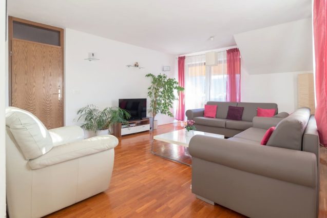 Living room of the Superior Apartment, Apartments Fine Stay, Lake Bled area of Slovenia