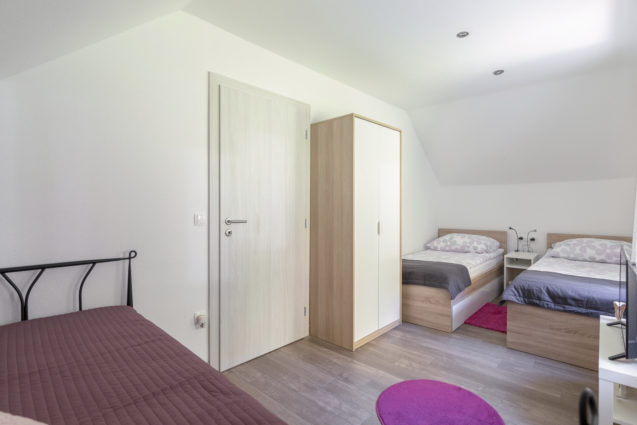 Second bedroom of the Modern Apartment With Balcony, Apartments Fine Stay, Lake Bled area of Slovenia