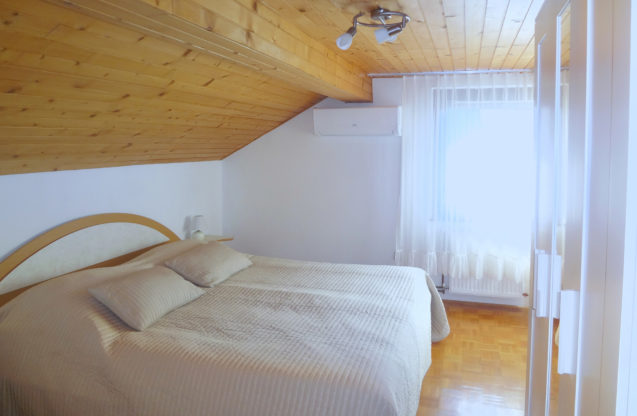 An Air Con unit in the bedroom of Apartments Fine Stay Bled in Slovenia