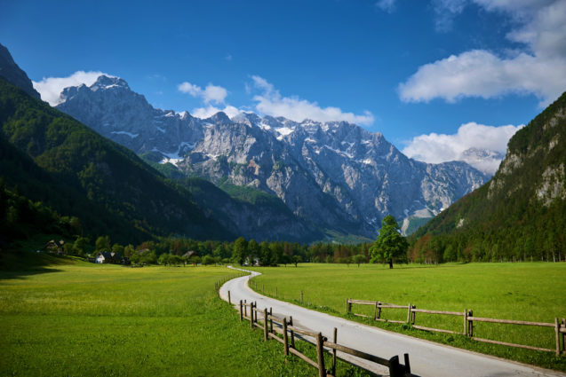 Logarska Valley in Slovenia