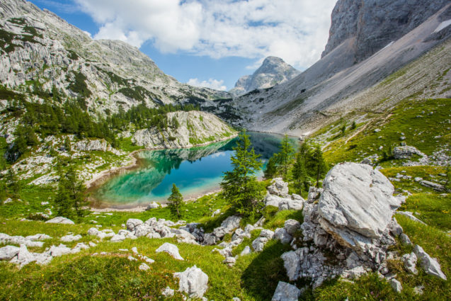 A lake in the Triglav Lakes Valley