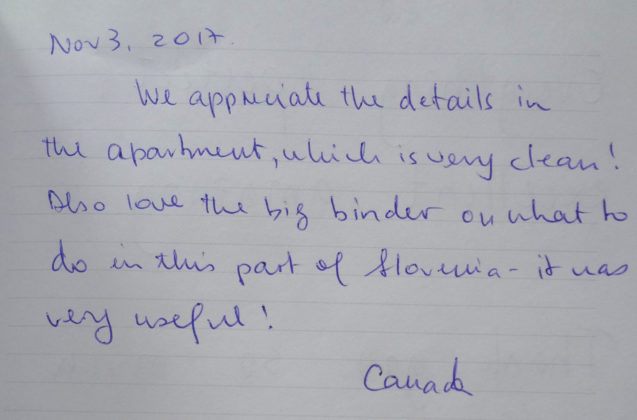 A note from a family from Canada who stayed in the Modern Apartment With Balcony at Apartments Fine Stay in November 2017