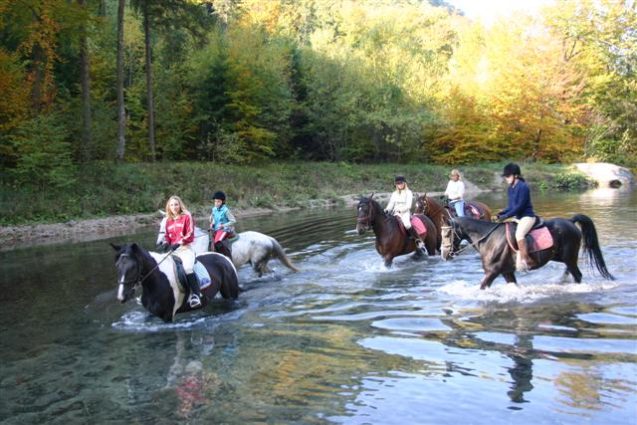 Horseback trail near the Zavrsnica stream