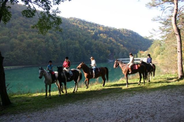 Horseback trail near Lake Zavrsnica