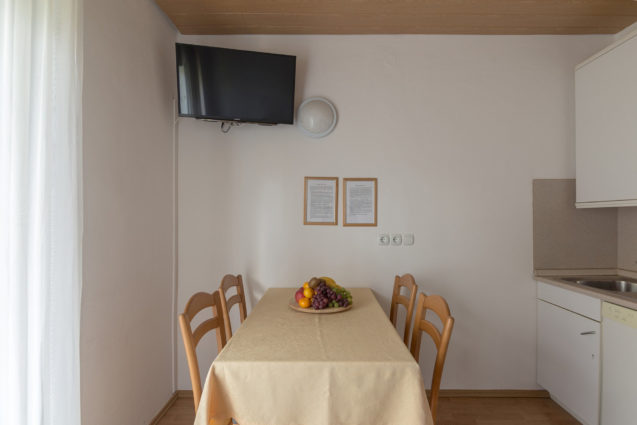Dining Area at the accommodation Apartments Fine Stay Bled in Lake Bled, Slovenia