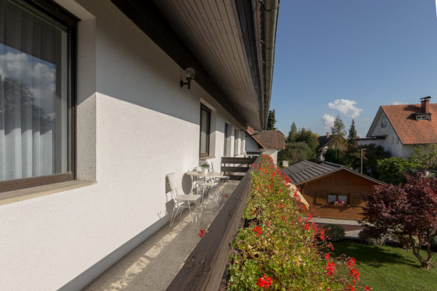 Second Balcony at Apartments Fine Stay Bled in Slovenia