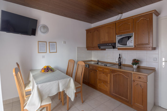 Kitchen in Apartments Fine Stay Bled in Slovenia