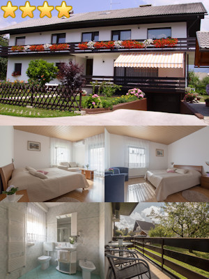 Collage of Apartment with Balcony, Apartments Fine Stay Bled