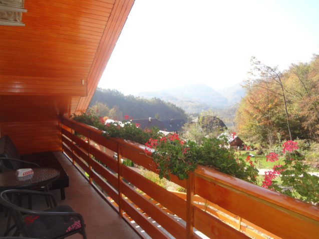 Mountain views from Fine Stay Apartments in the autumn