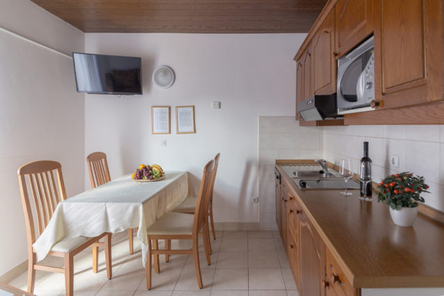 A well equipped kitchen at Apartments Fine Stay Bled in Slovenia