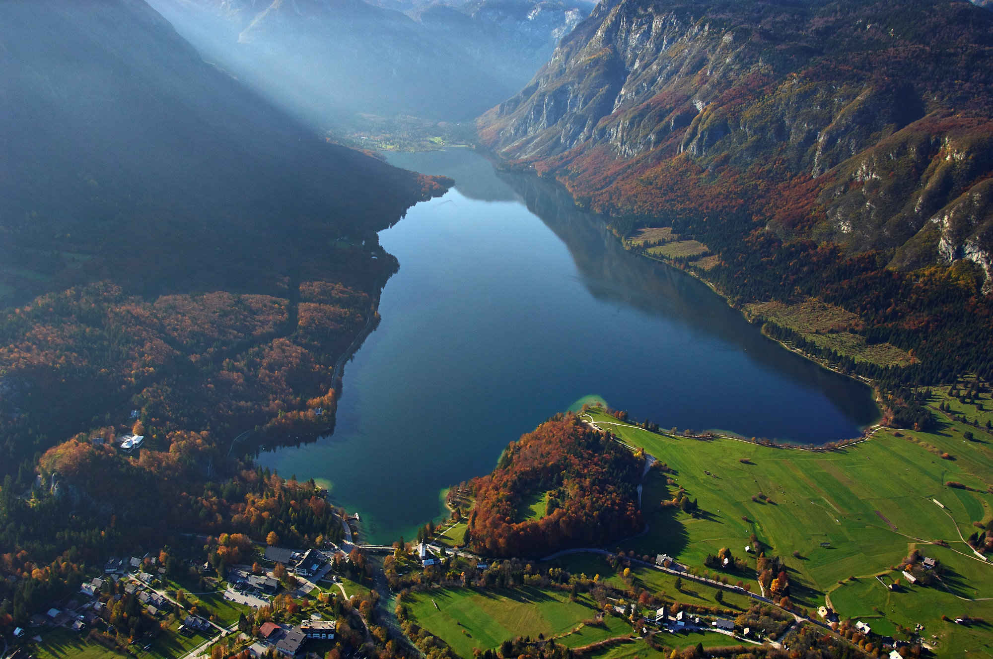 Lake Bohinj In Slovenia Gorenjska Slovenian Alps Lake Bohinj In Slovenia Gorenjska Slovenian Alps