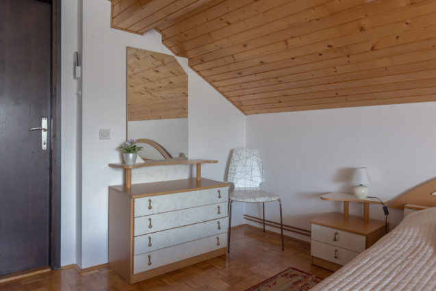 A dresser in the loft Apartment at Apartments Fine Stay Bled in Lake Bled, Slovenia