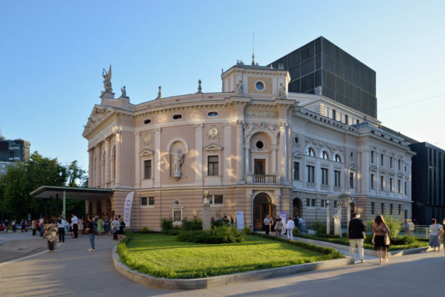 Ljubljana Opera House in the capital city of Slovenia