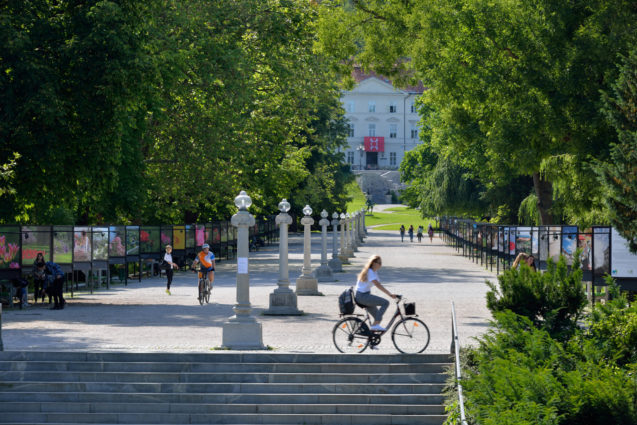 Tivoli Park in Ljubljana, the capital city of Slovenia