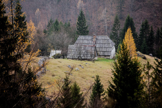 Turar Homestead in Upper Trenta Valley in Slovenia