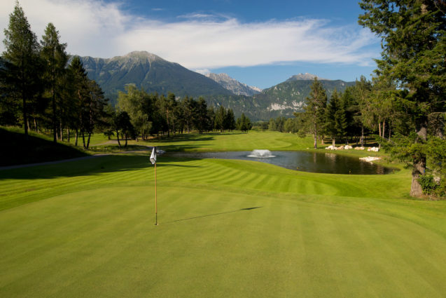Royal Bled Golf course in Slovenia
