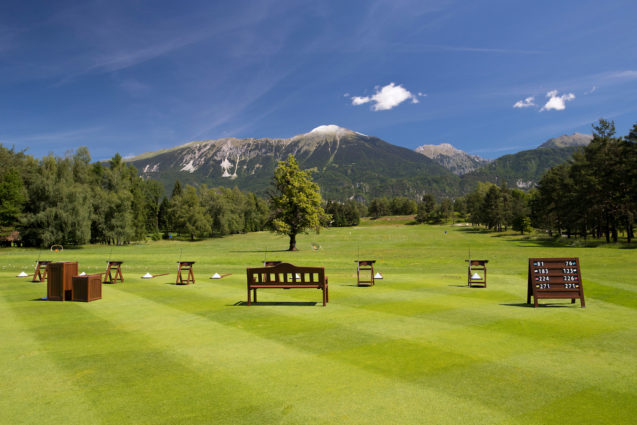 Practising area at Royal Bled Golf